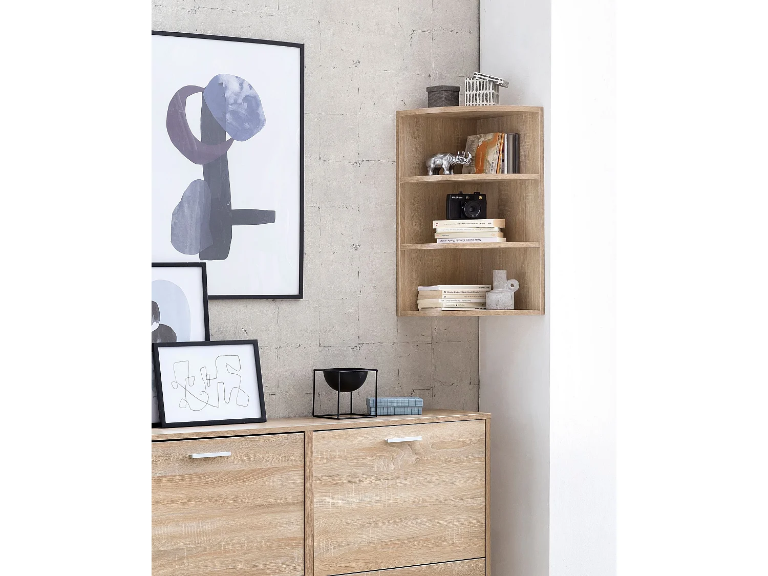 Eckregal Wandregal Winkelregal Badregal Küchenregal Standregal Regal