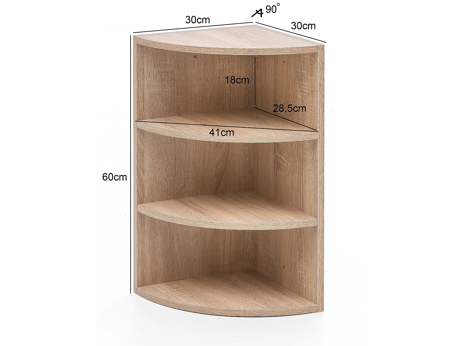 Eckregal Wandregal Winkelregal Badregal Küchenregal Standregal Regal