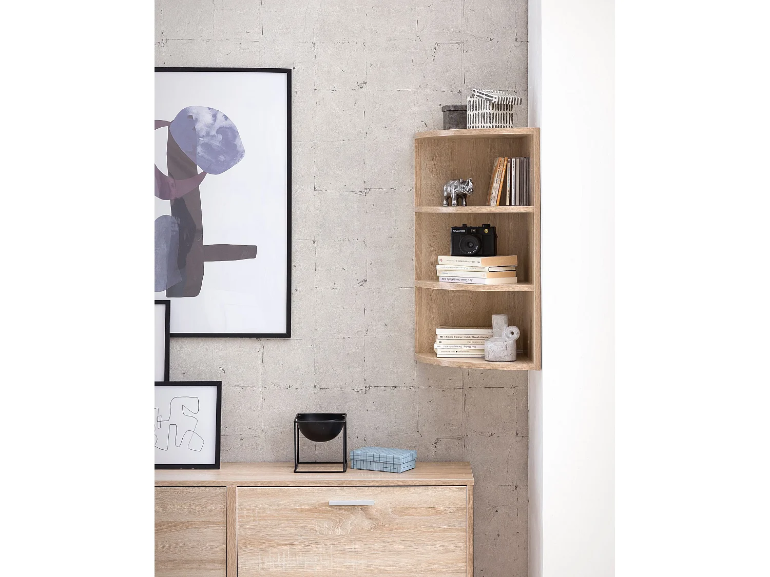 Eckregal Wandregal Winkelregal Badregal Küchenregal Standregal Regal