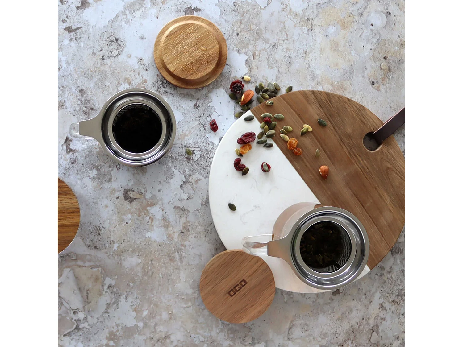 Ogo Living - Tisaniere Gustave En Verre Borosilicate 300ml