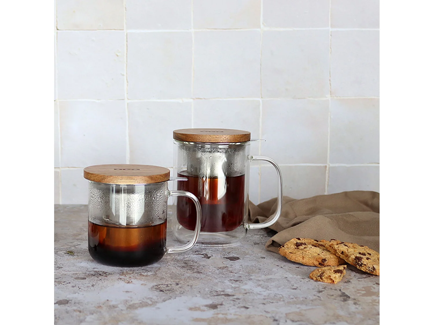 Ogo Living - Tisanière Gustave En Verre Borosilicate 300ml