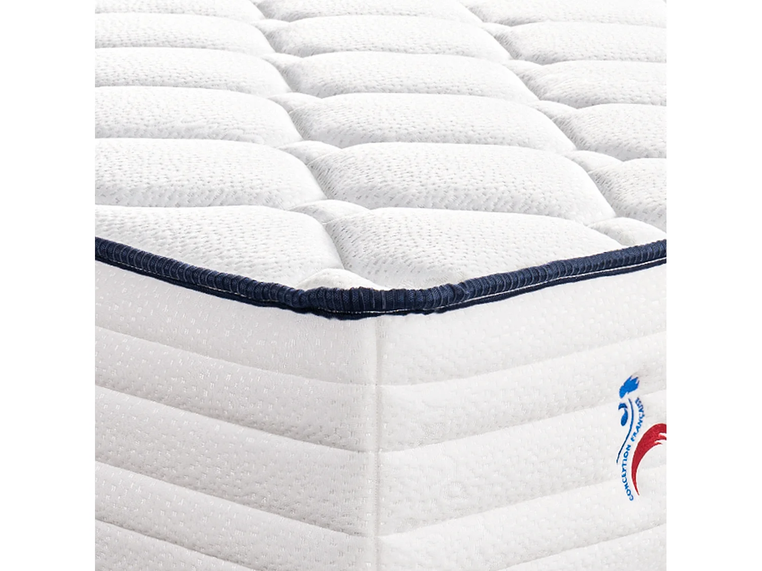 Matelas 160x200 cm, Patriote, 27cm, Ressorts Ensachés, mémoire de forme