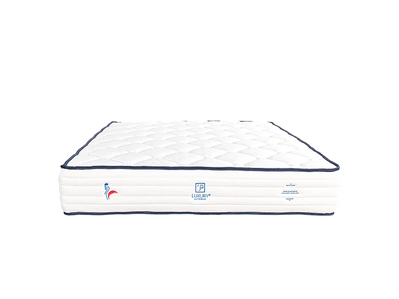 Matelas 160x200 cm, Patriote, 27cm, Ressorts Ensachés, mémoire de forme