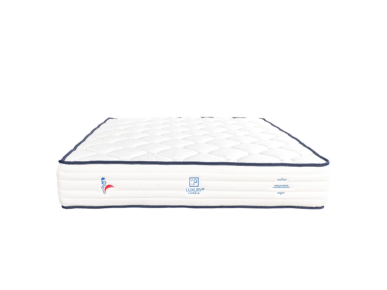 Matelas 140x200 cm, Patriote, 27cm, Ressorts Ensachés, mémoire de forme