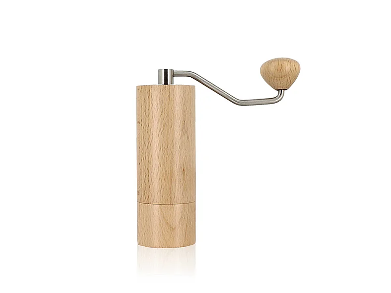 Ogo Living - Moulin A Cafe Manivelle En Bois De Hetre 17.5cm