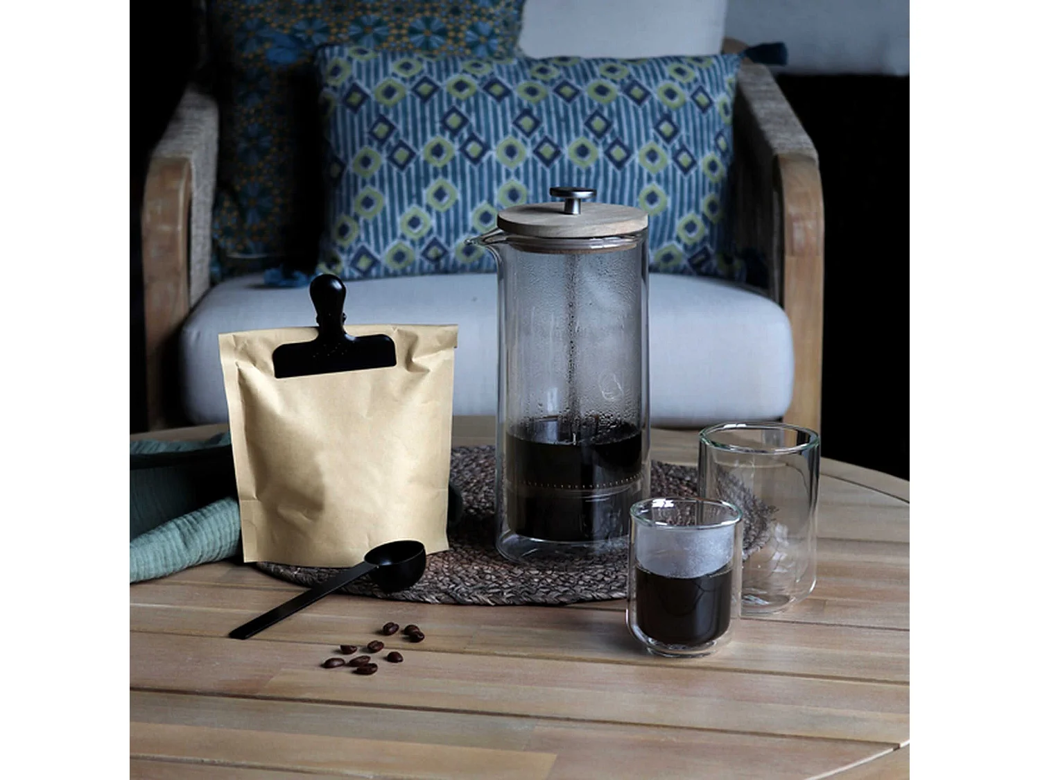 Ogo Living - Lot De Cuillere Et Pince A Cafe En Acier Inoxydable