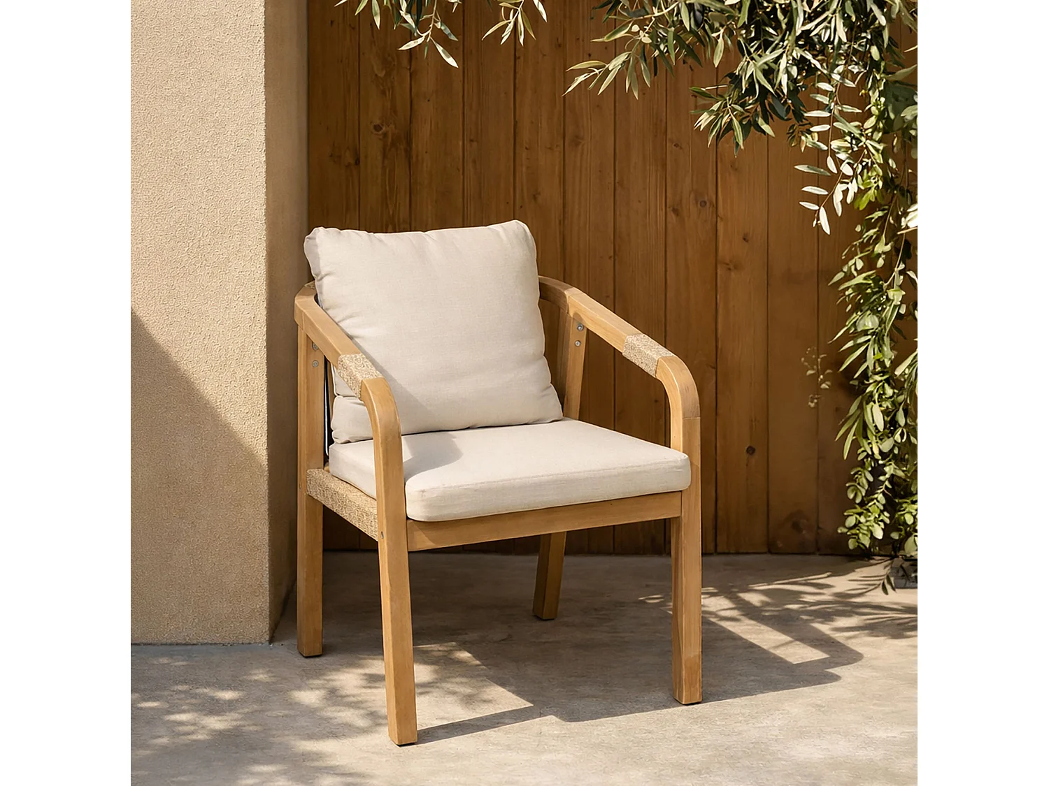 Now's Home - Ensemble De Jardin Table En Bois D'acacia 8 Places