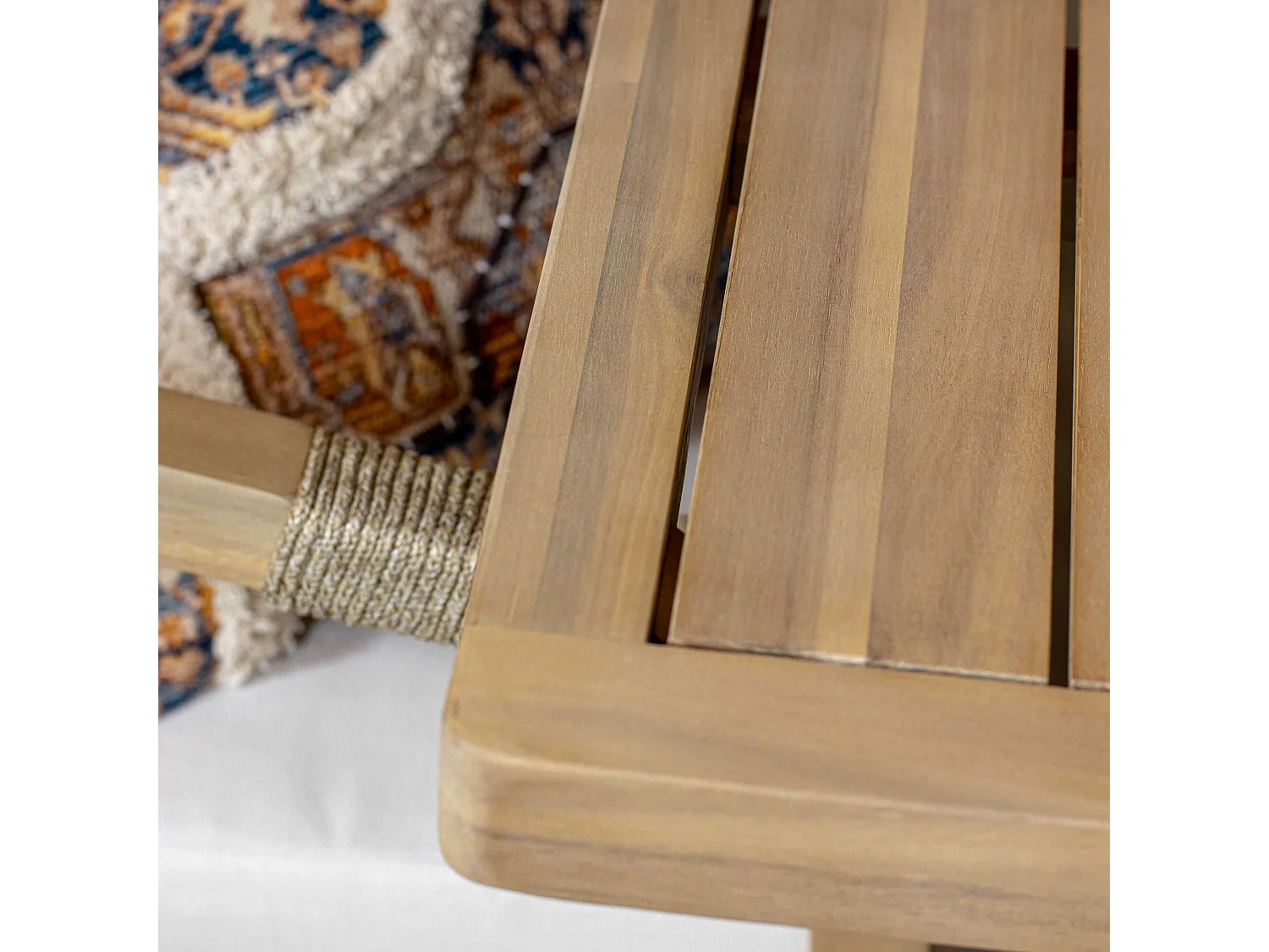 Now's Home - Ensemble De Bar Avec Table Haute Et Chaises En Bois D'acacia 4 Places