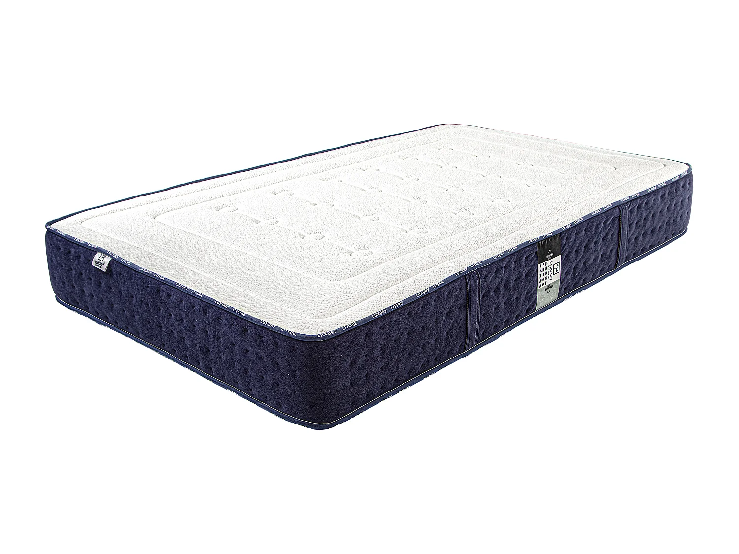 Matelas 90x190 cm, Nuage, 24 cm, mousse mémoire de forme, mi-ferme + 1 oreiller