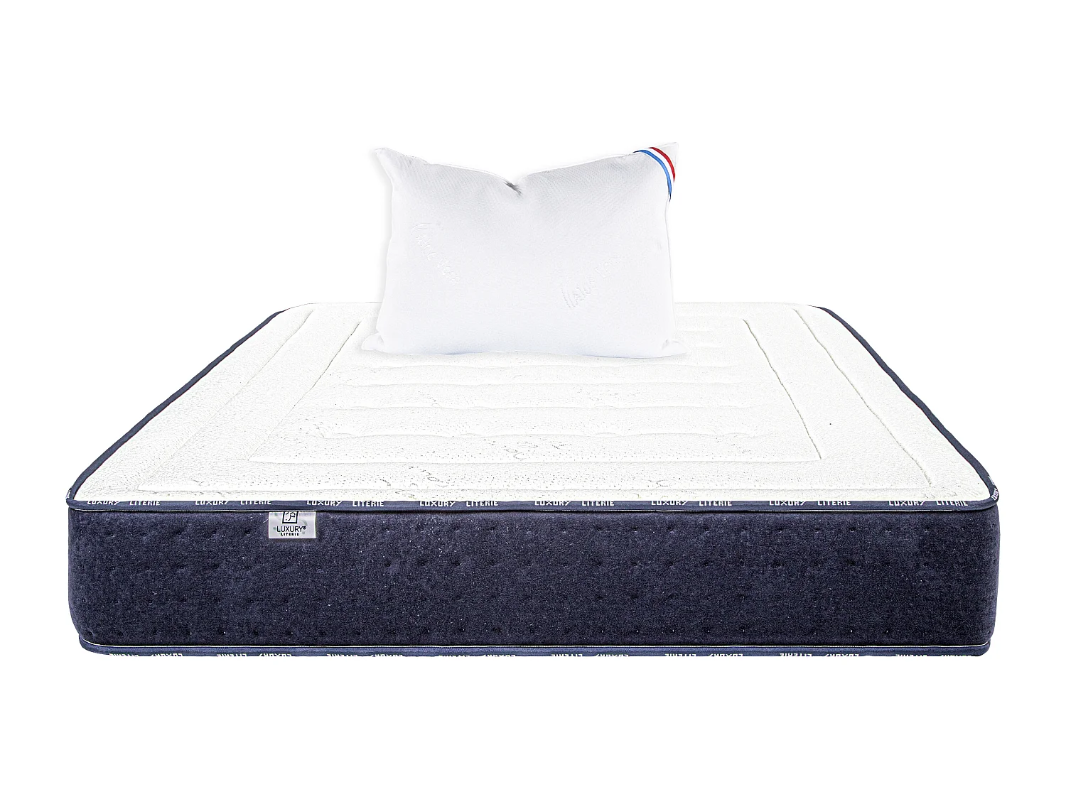 Matelas 90x190 cm, Nuage, 24 cm, mousse mémoire de forme, mi-ferme + 1 oreiller