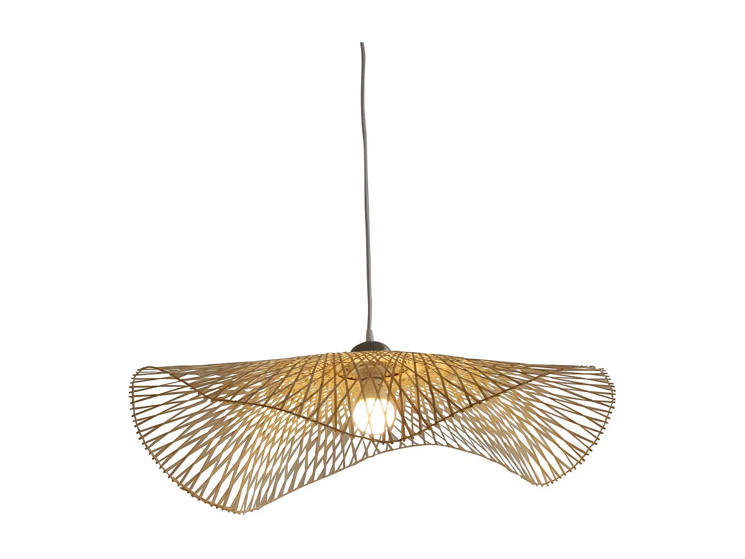 Now's Home - Suspension En Bambou Naturel O75cm Caravelle