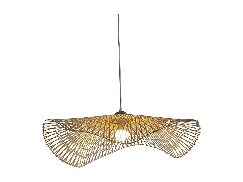 Now's Home - Suspension En Bambou Naturel ø75cm Caravelle