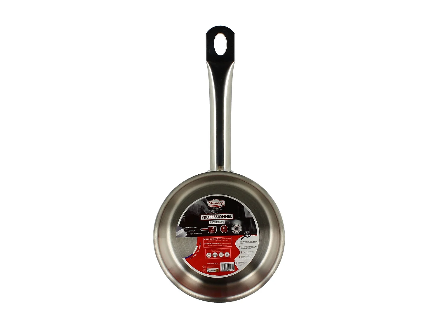 Menastyl - Casserole Professionnel 14cm En Acier Inoxydable