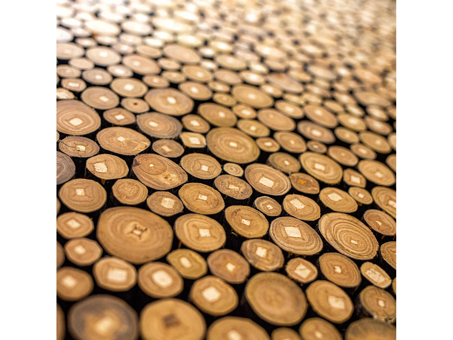 Now's Home - Console En Branche De Teck Pied En Metal Noir 100x30xh75cm Tahaa