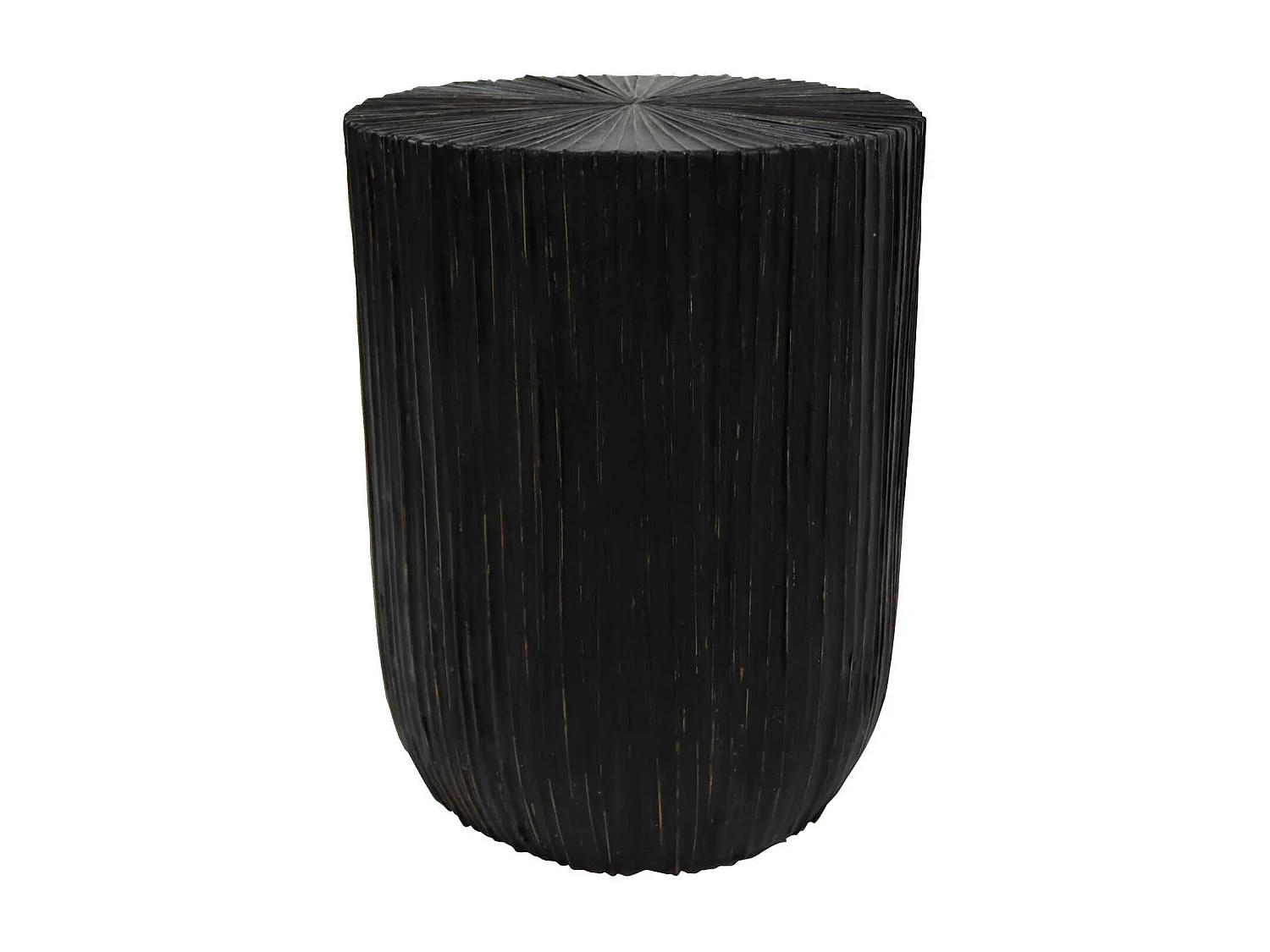 Now's Home - Meuble D'appoint En Bois Et Feuilles De Cocotier O33cm Et H43cm -tupai