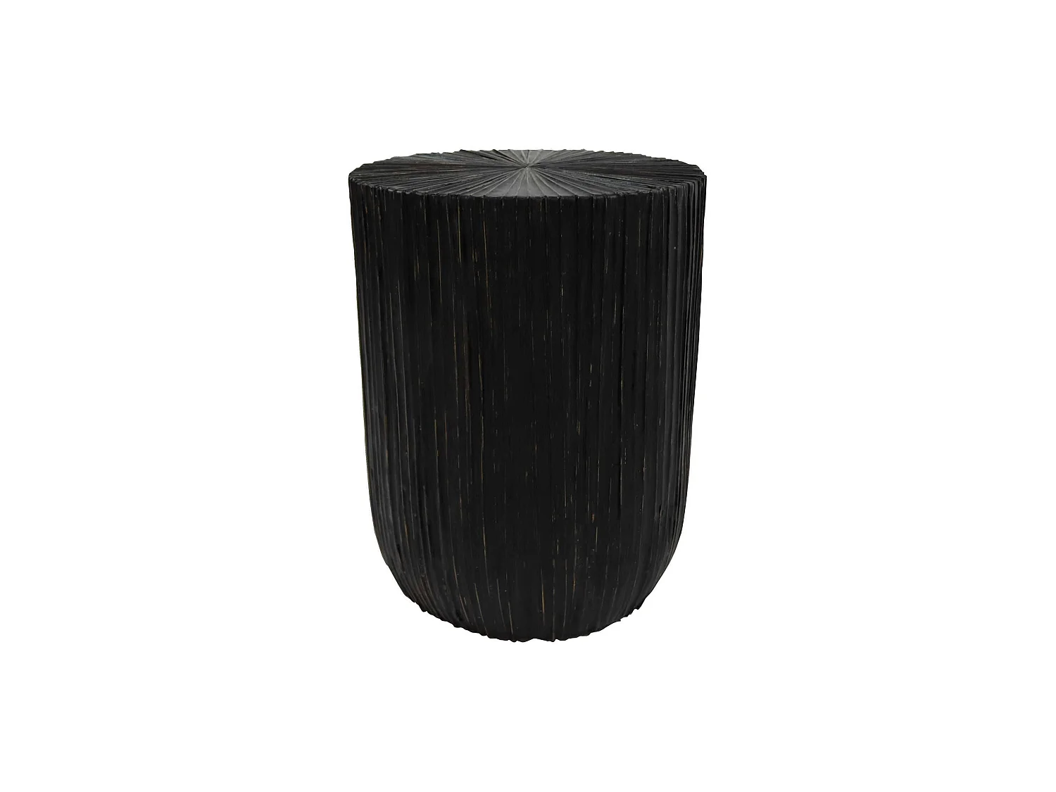 Now's Home - Meuble D'appoint En Bois Et Feuilles De Cocotier O33cm Et H43cm -tupai
