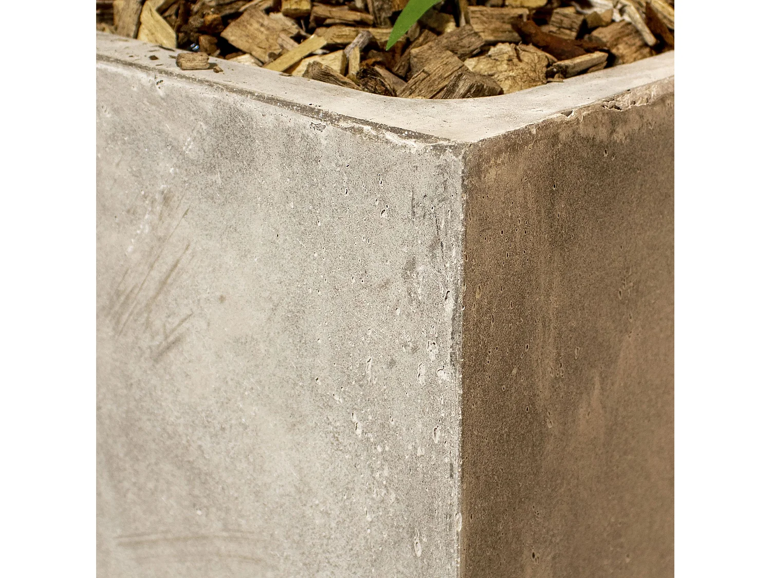 Now's Home - Set De 2pots Rectangles Fibre D'argile80x37xht37 /100x47xht47cm Faro