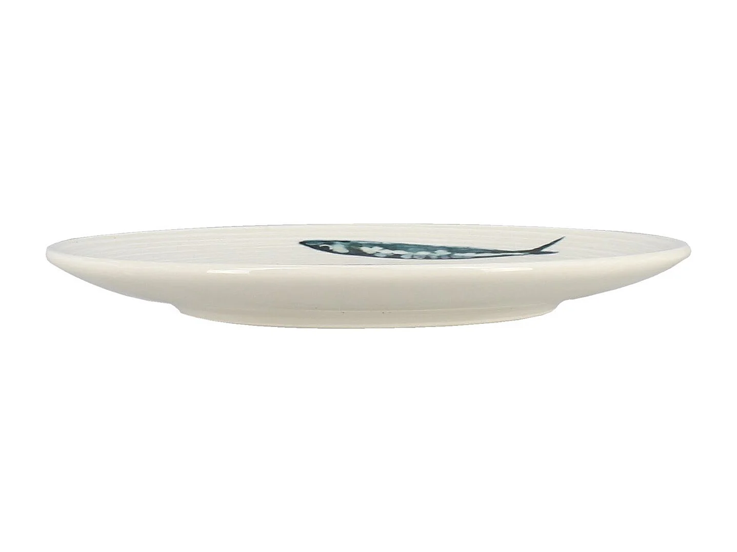 Novastyl - Lot 6 Assiettes Desserts Sardine 20cm En Faience