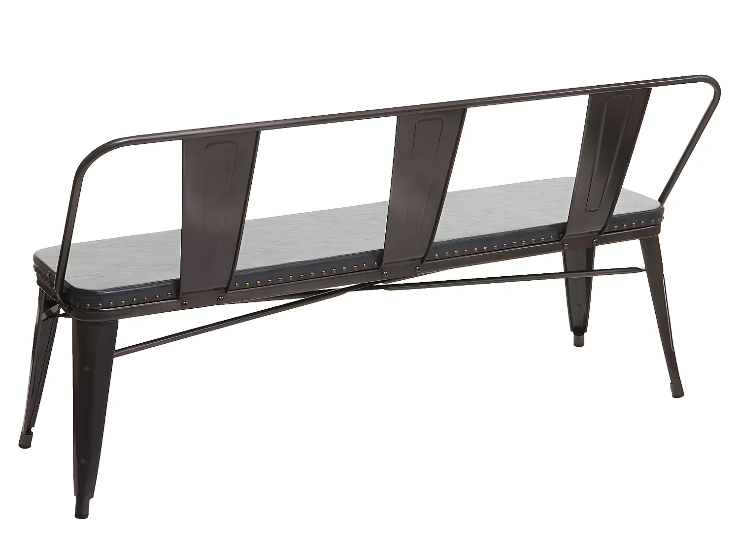 3-zitsbank MCW-H10,  zwart-grijs