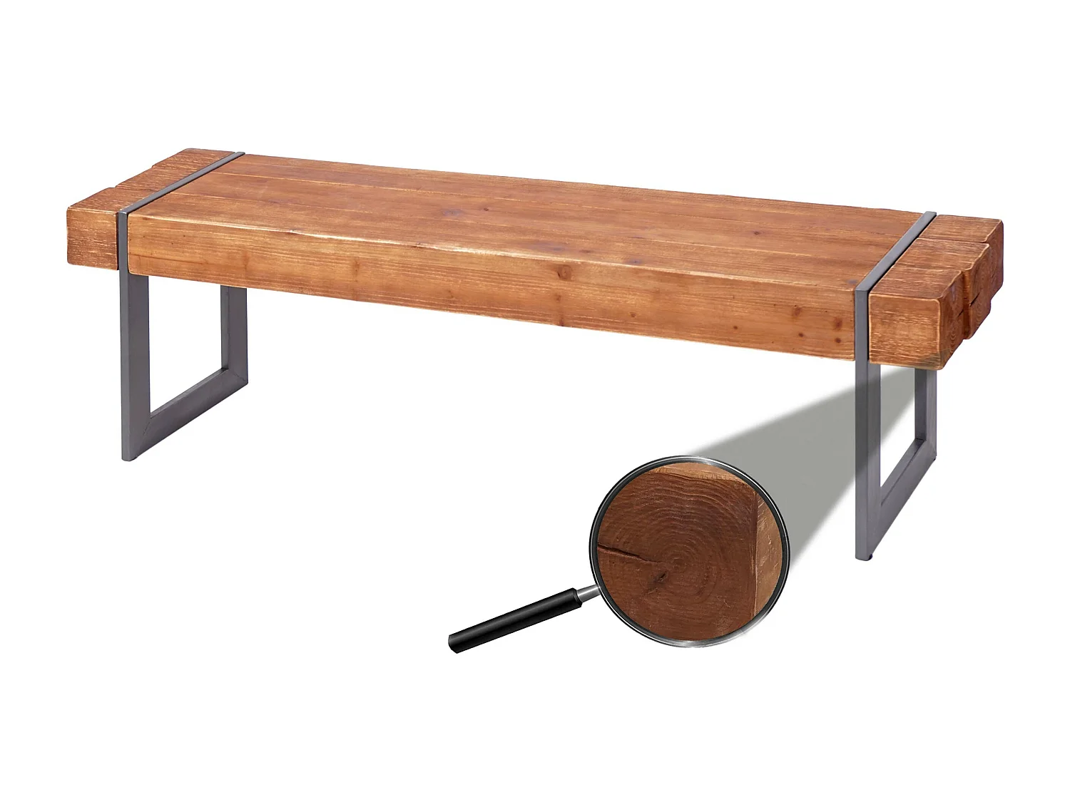 Bank MCW-A15,  bruin 160cm