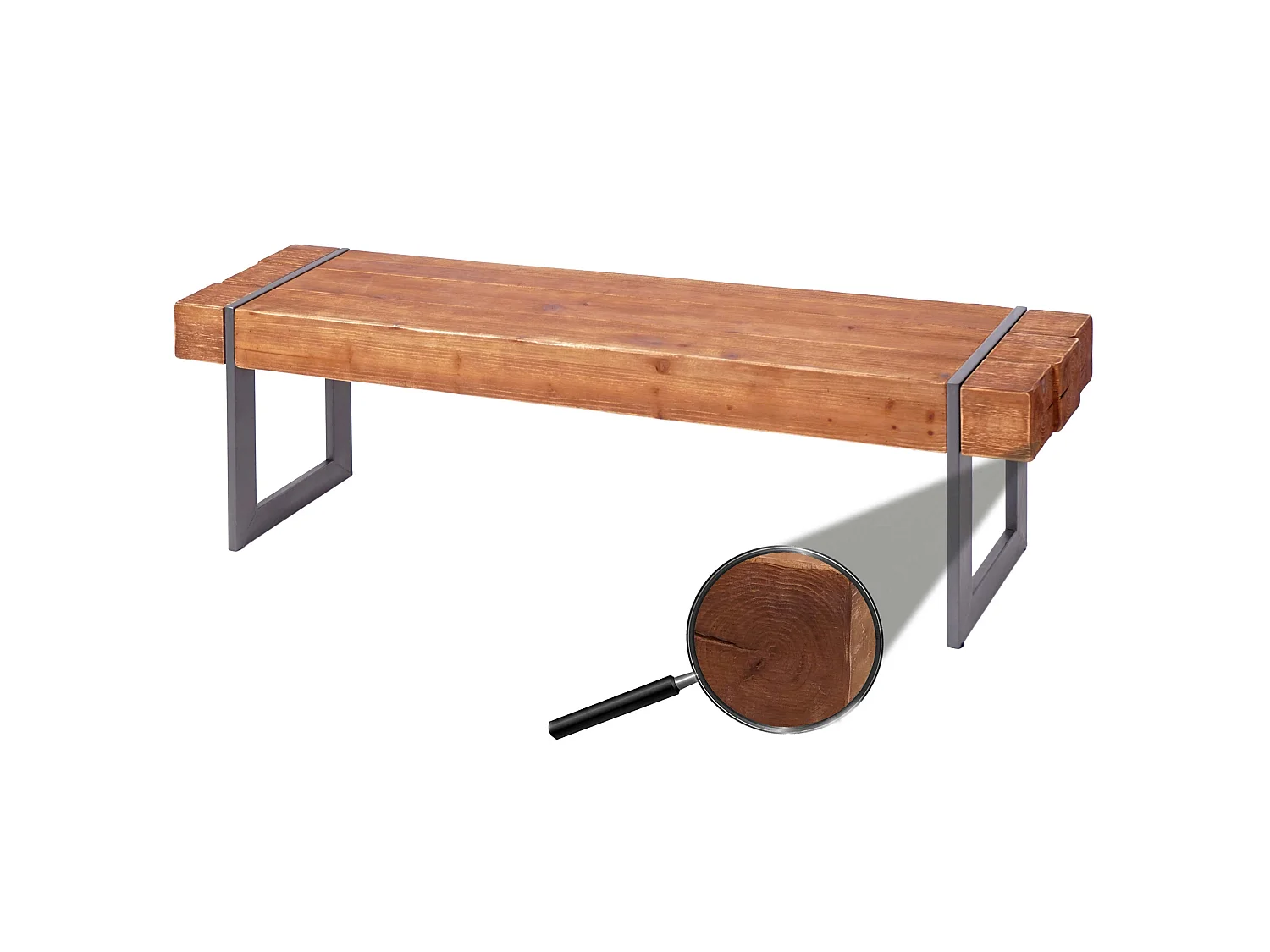Bank MCW-A15,  bruin 160cm