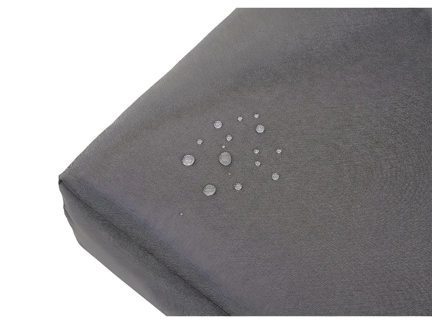 Polyrotan bank MCW-G16,  grijs, kussens donkergrijs