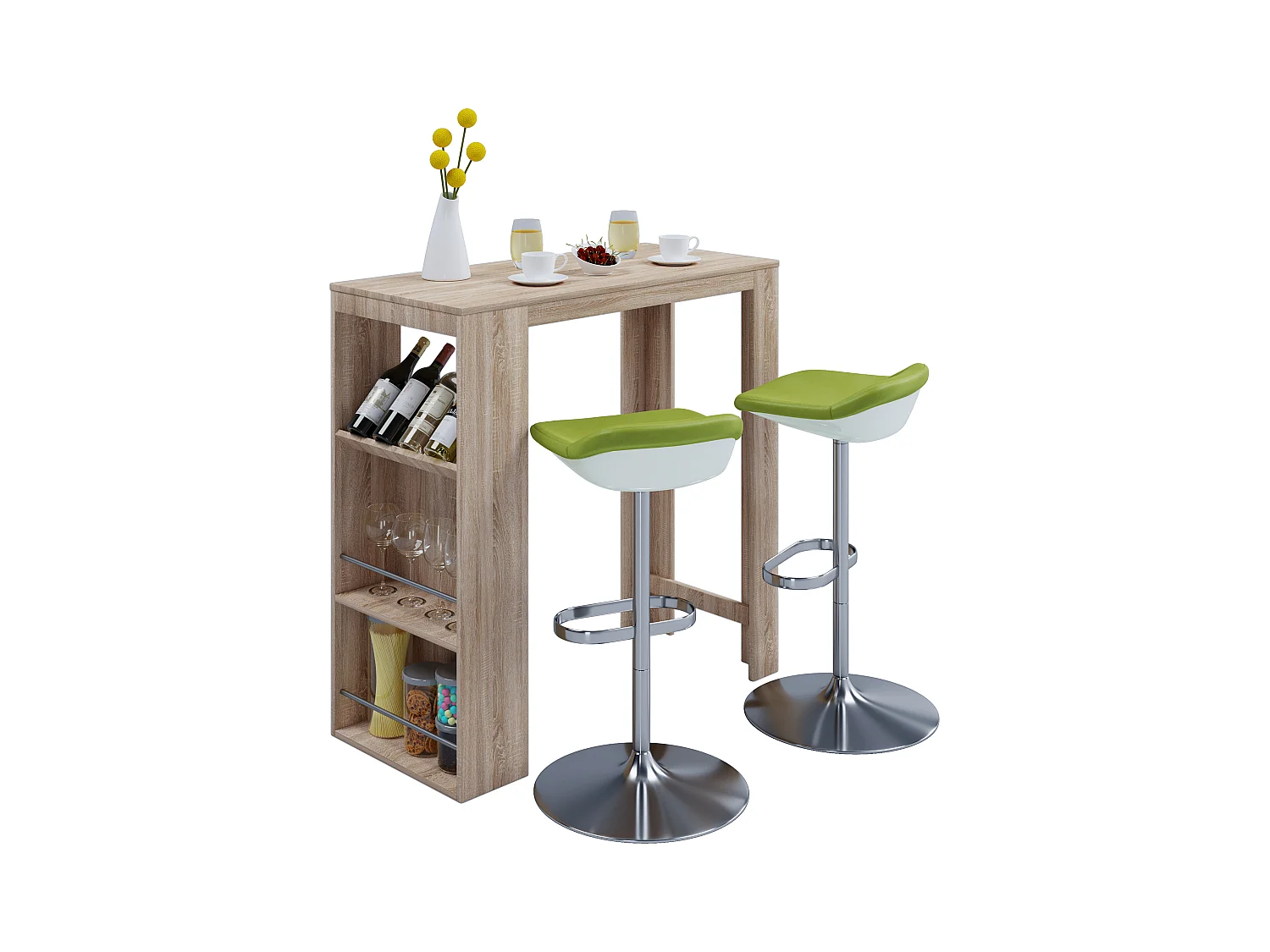 Barbecue Oktola Sonoma Oak H. 110 x W. 110 x D. 50 cm