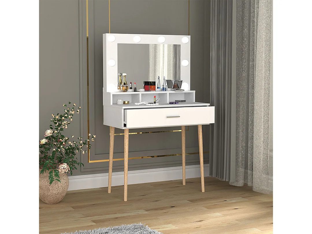 Schminktisch Spiegel Schublade Lindas