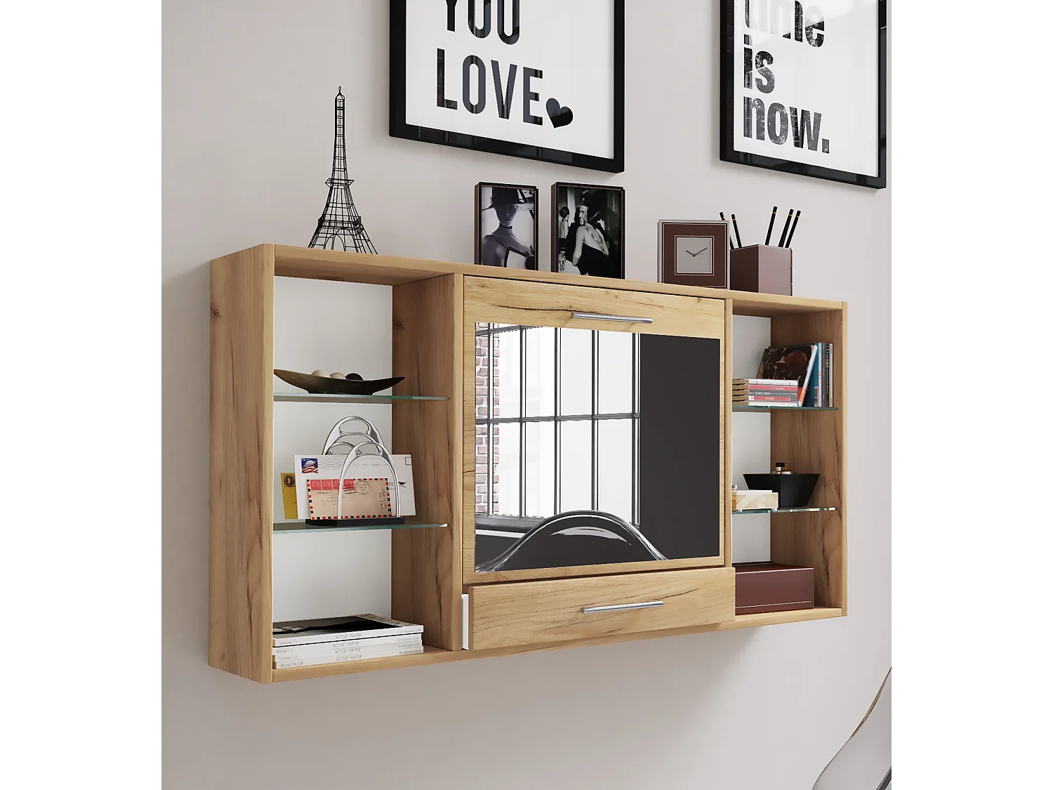 Specchio da tavolo da parete Teala