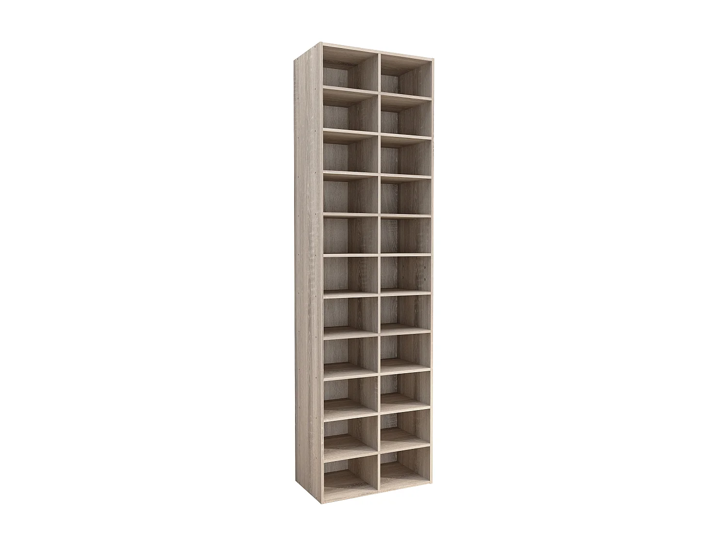 Shoe Shelf Hinsol Sonoma Oak H. 183 x W. 52 x D. 30 cm