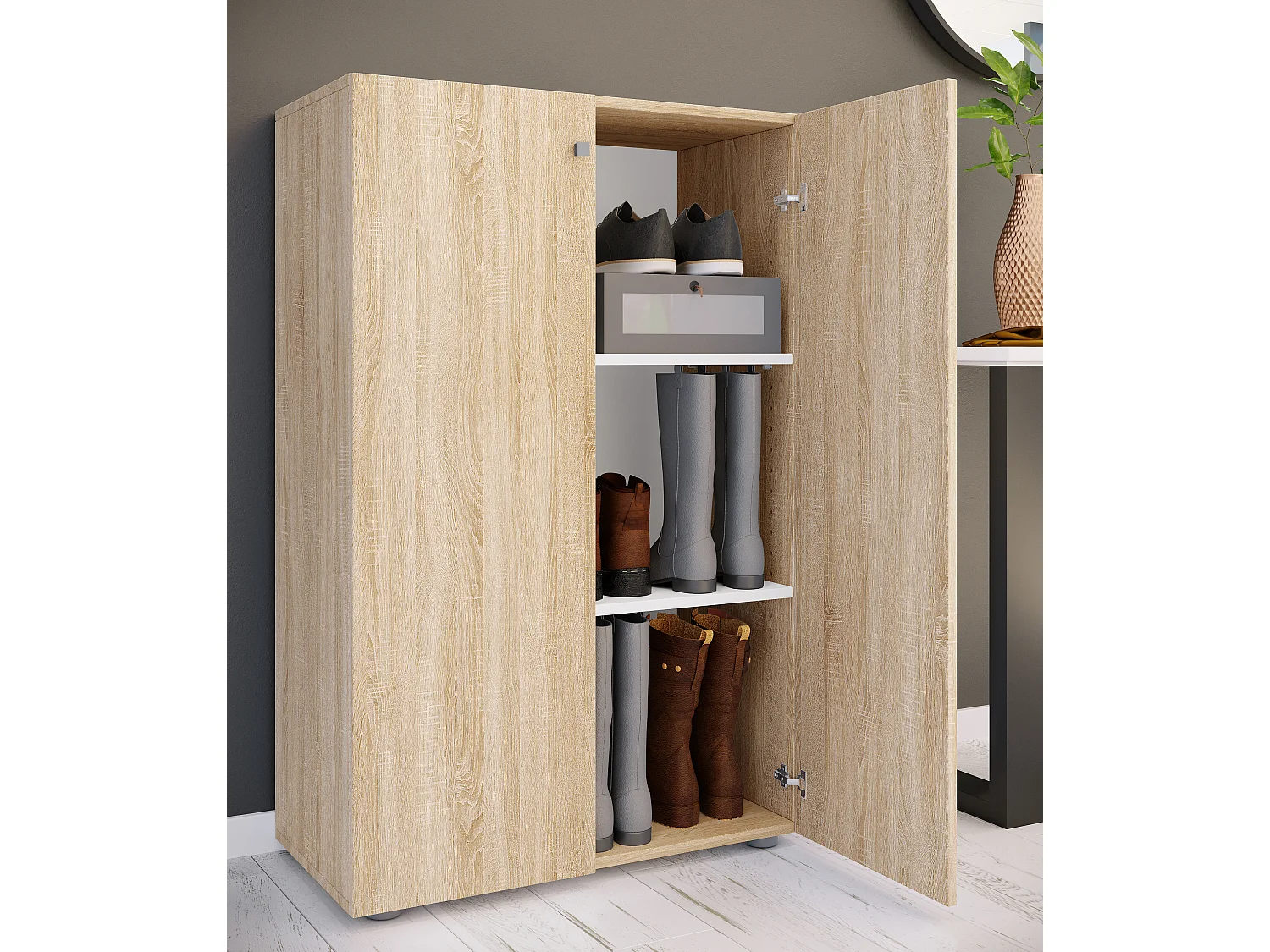 Porte-chaussures en bois Lona 3