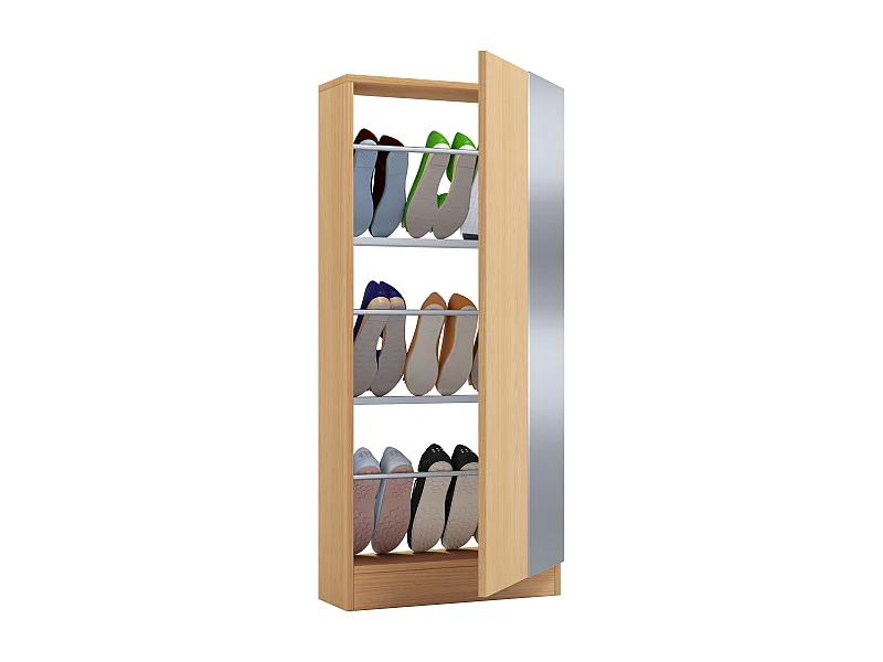 Shoe cabinet Fulisa Book H. 112 x W. 50 x D. 17 cm