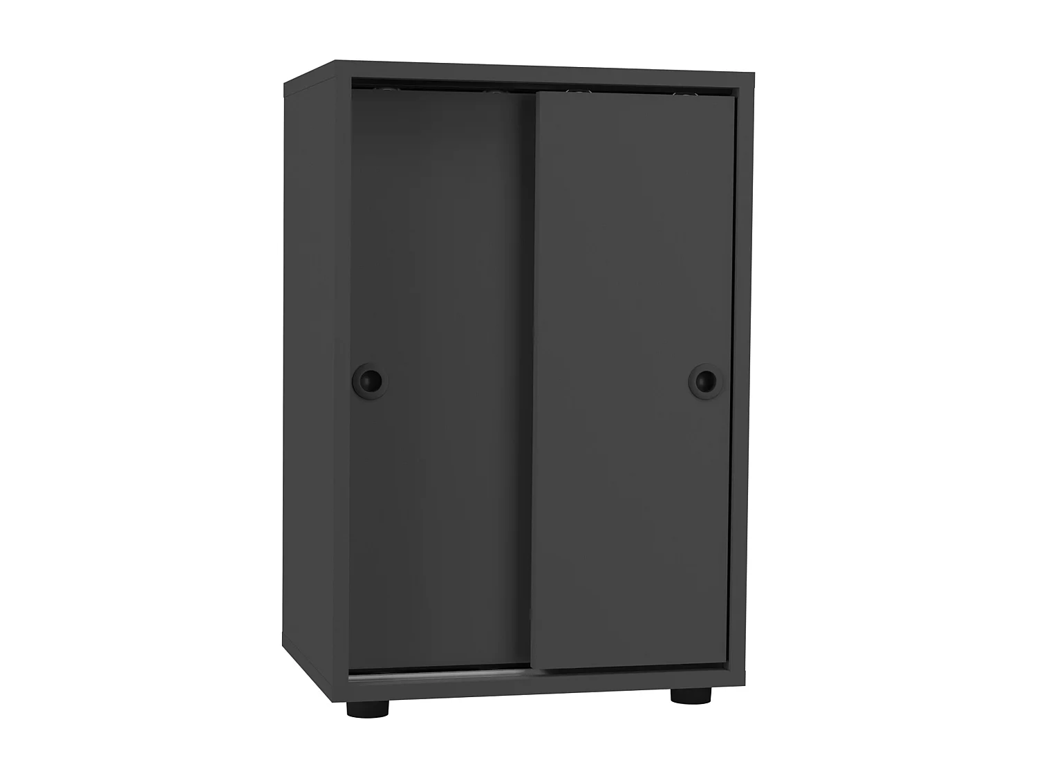 Office cabinet Ulas Anthracite H. 74 x W. 49 x D. 38 cm
