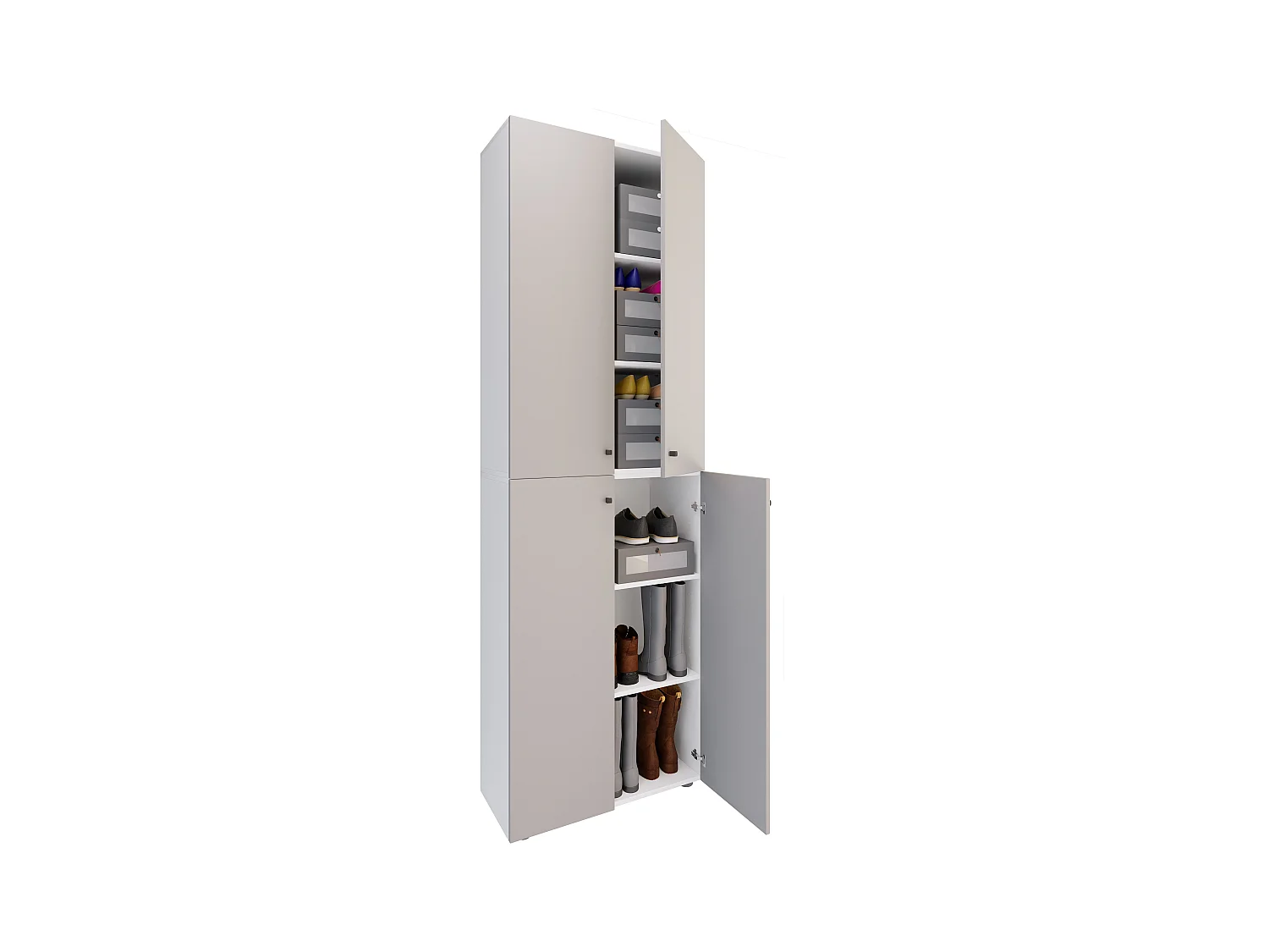 XL Legno Grande scarpa mobile Lona 6