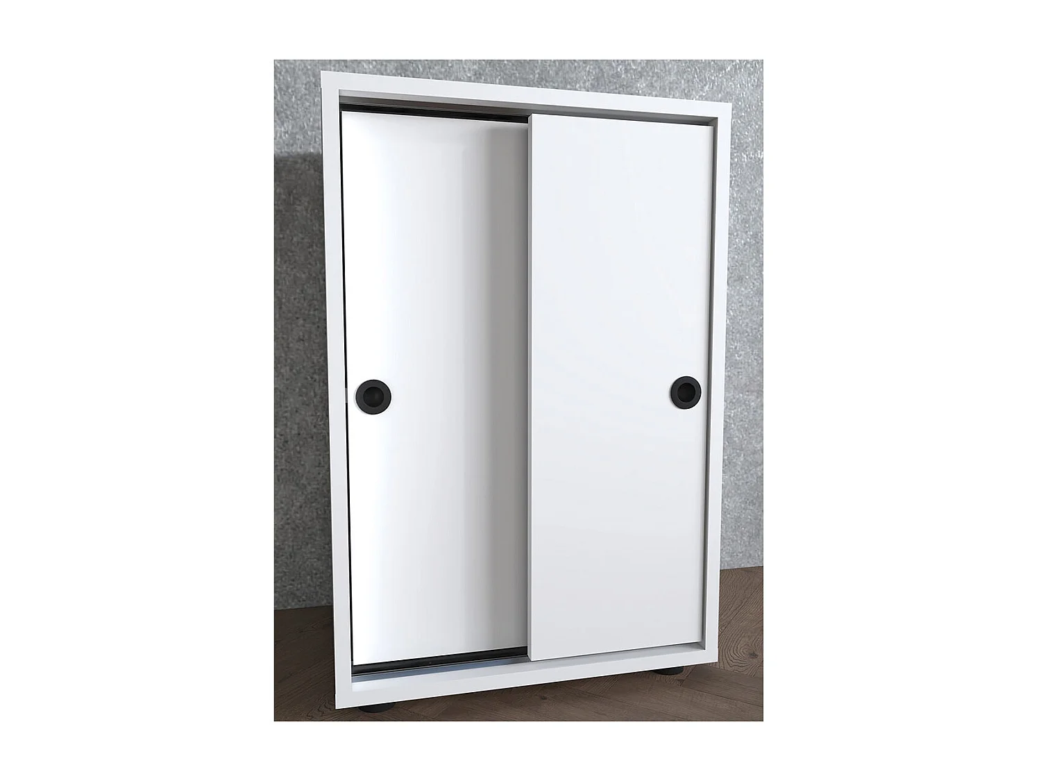 Office cabinet Ulas White H. 74 x W. 49 x D. 38 cm