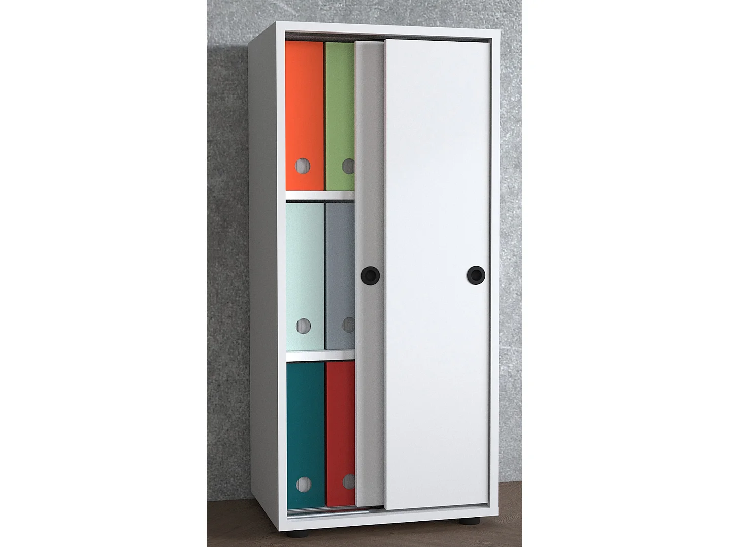 Büroschrank Schiebetüren Aktenschrank Ulas 3fach