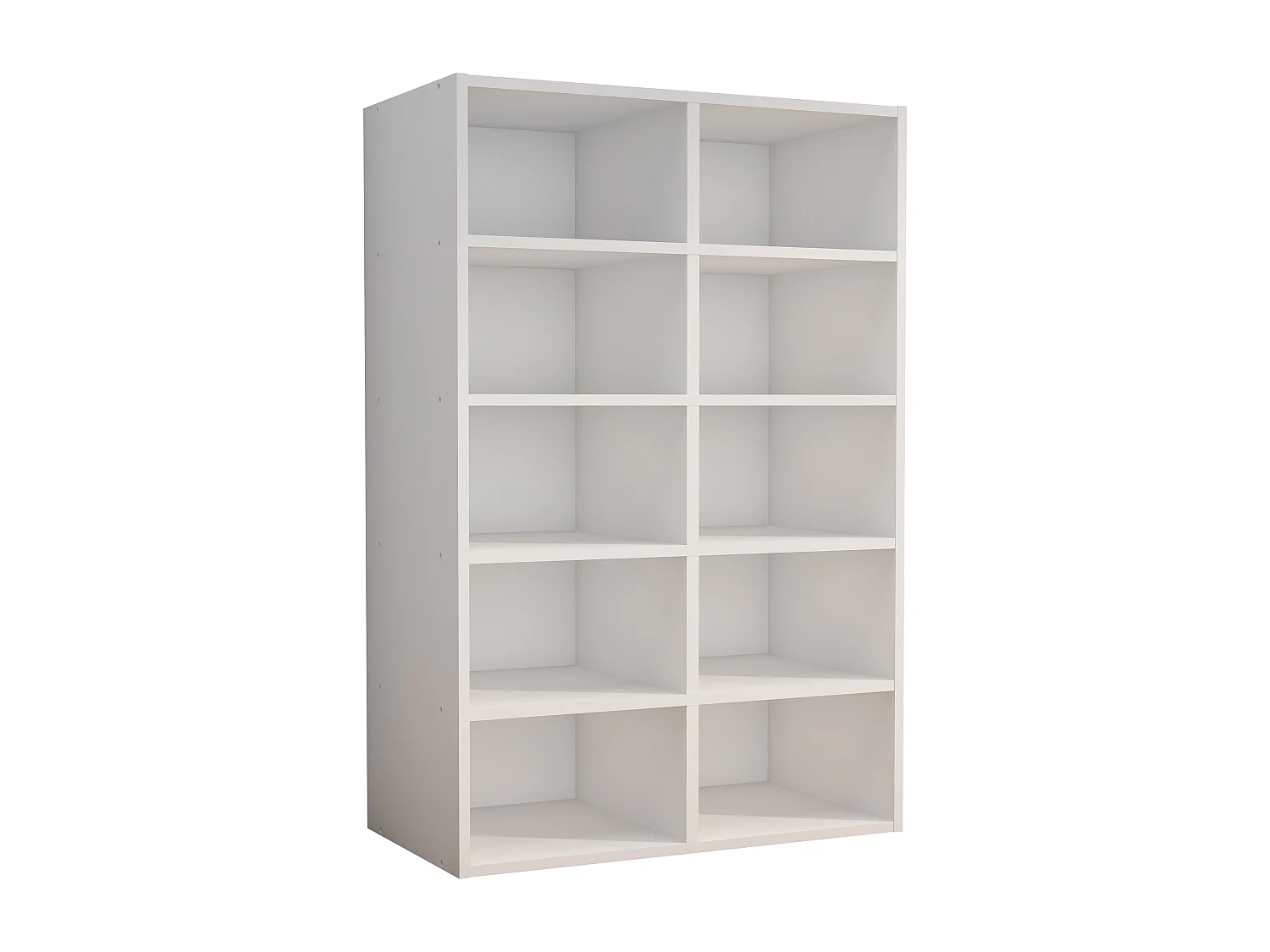 Shoe Shelf Hinsol White H. 84 x W. 55 x D. 30 cm