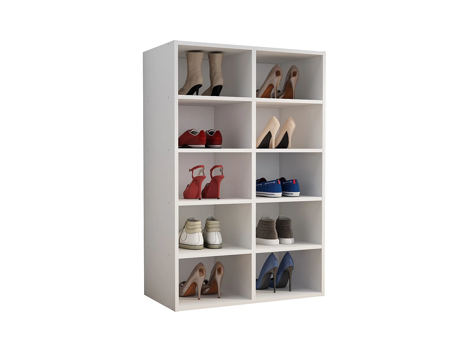 Holz Regal Schuhschrank Schuhregal Hinsol M