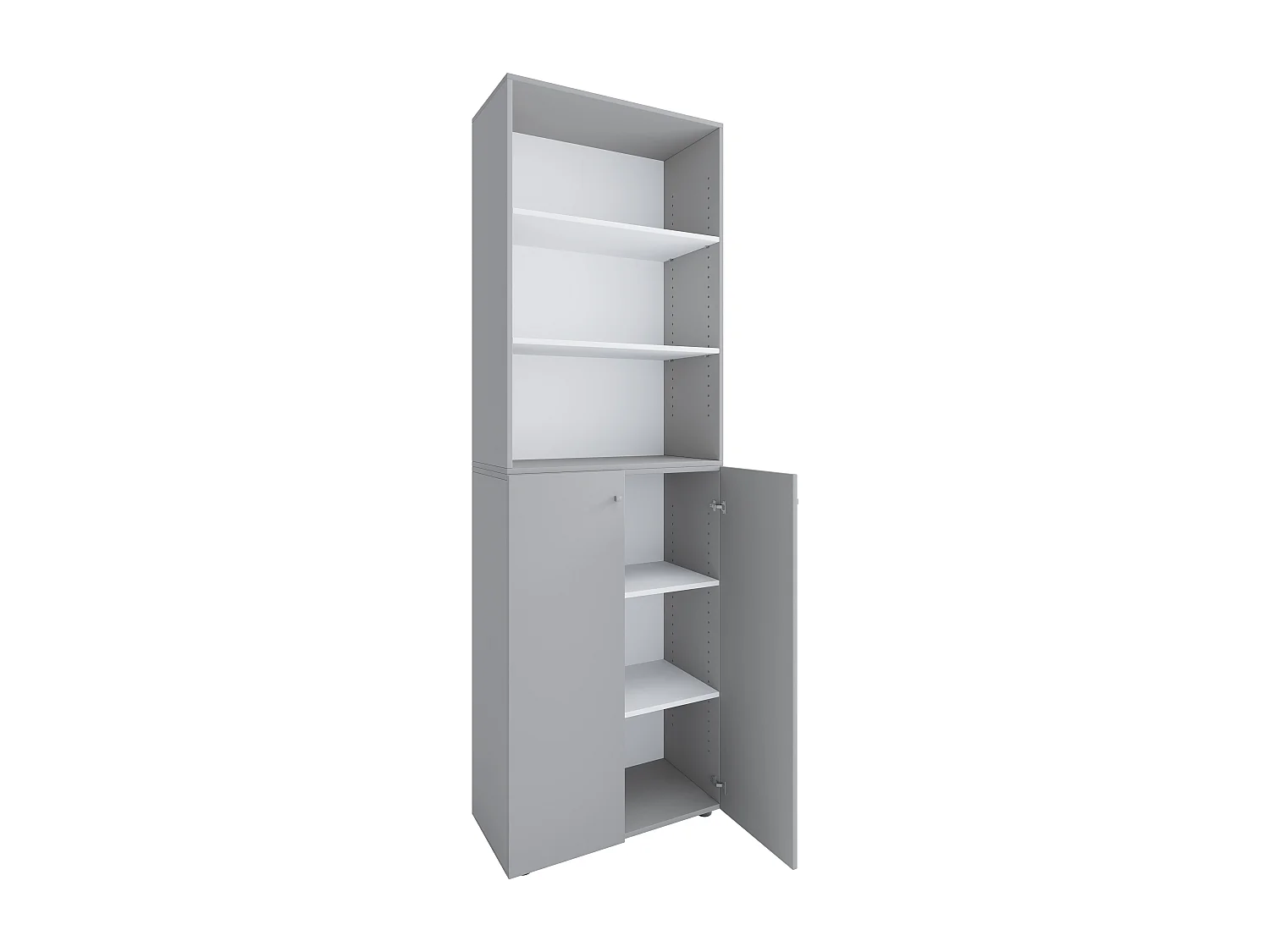 Shoe cabinet Lona Gray H. 220 x W. 70 x D. 40cm
