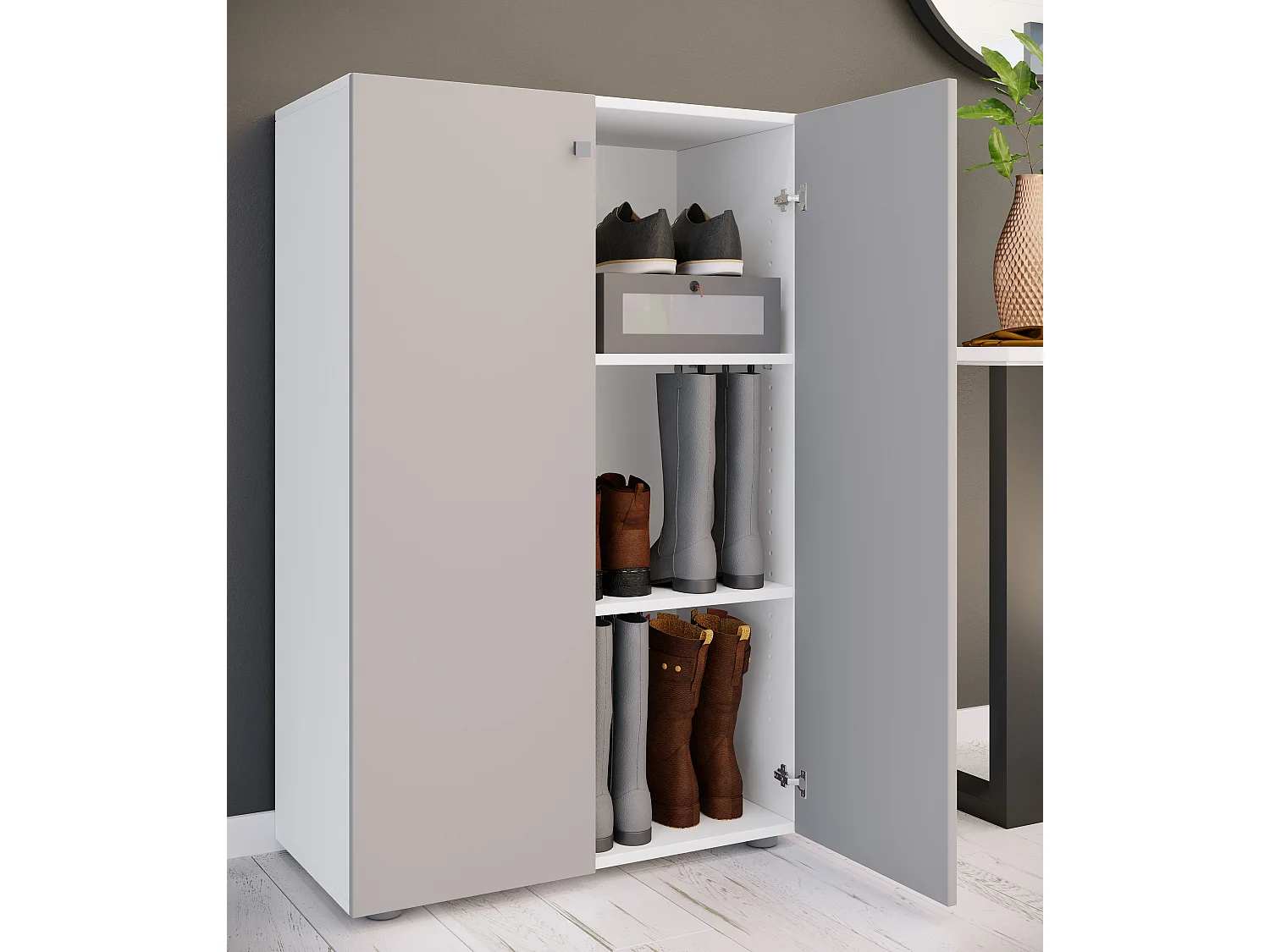 Porte-chaussures en bois Lona 3