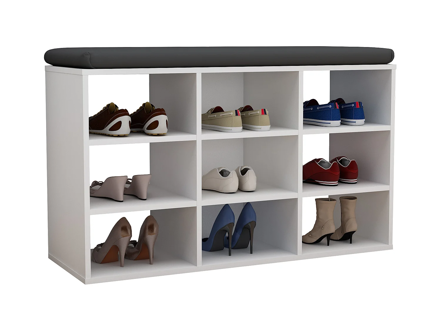 Holz Regal Schuhschrank Schuhregal Hinsol XS
