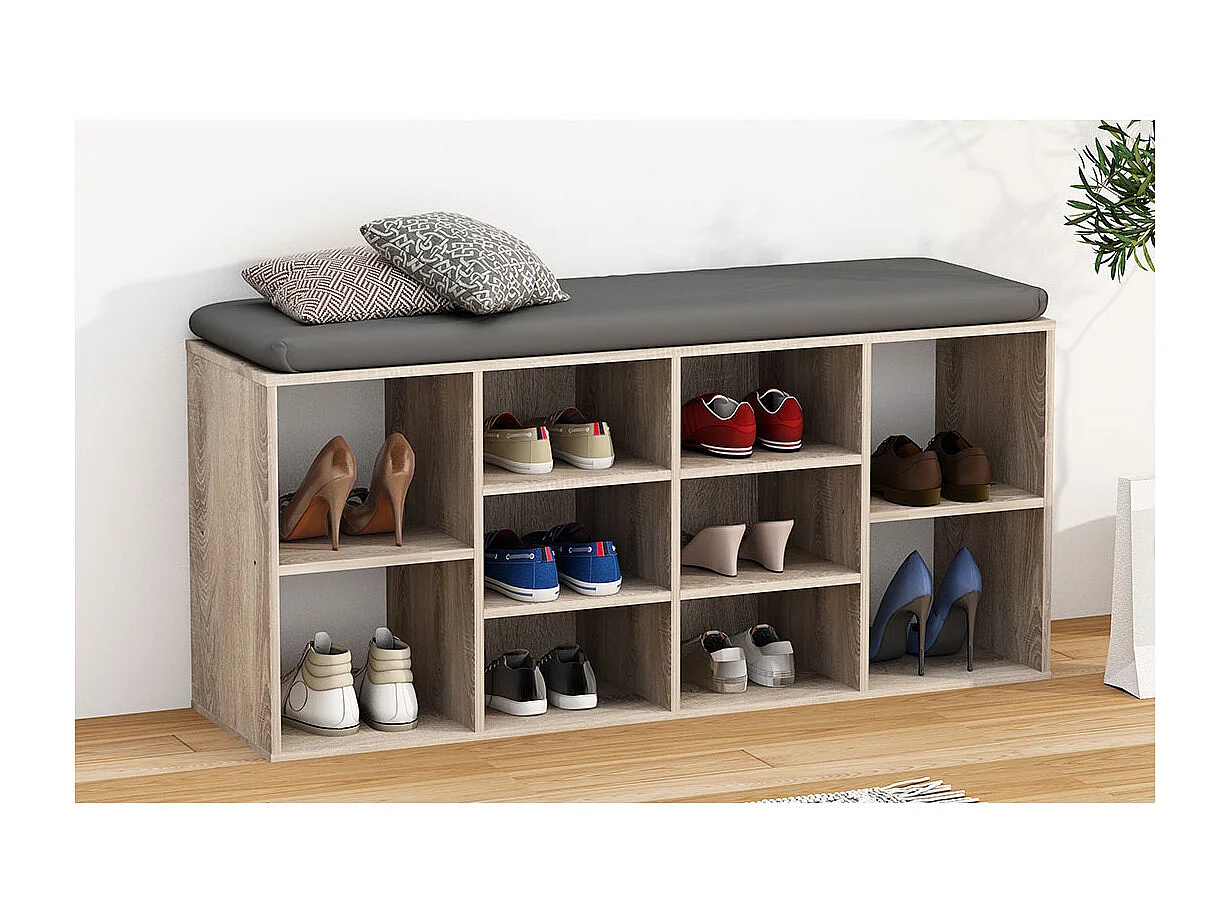 Shoe Shelf Hinsol Sonoma Oak H. 50 x W. 104 x D. 30 cm