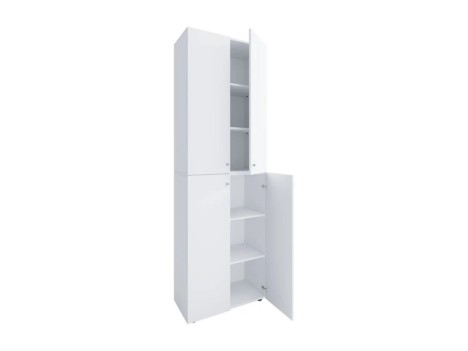 Shoe cabinet Lona White H. 220 x W. 70 x D. 40cm