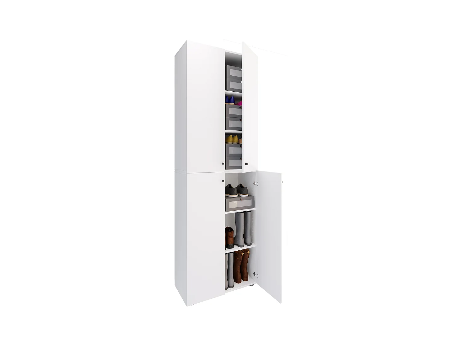 XL Wood Grote schoenenkast Lona 6