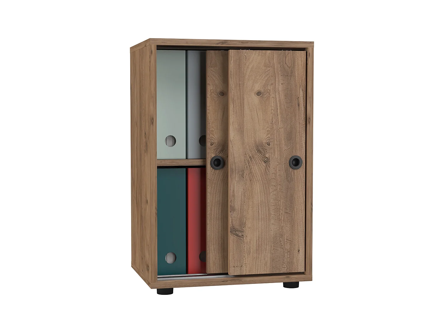 Office cabinet Ulas Honey oak H. 74 x W. 49 x D. 38 cm