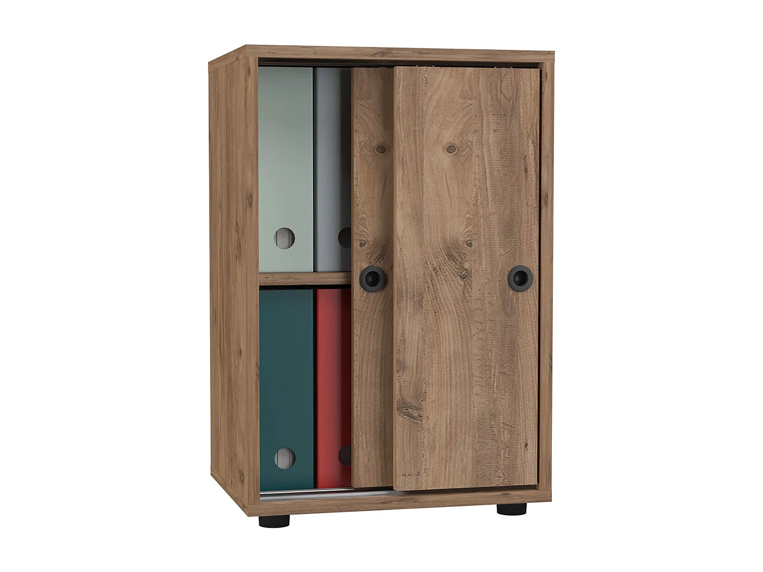 Office cabinet Ulas Honey oak H. 74 x W. 49 x D. 38 cm