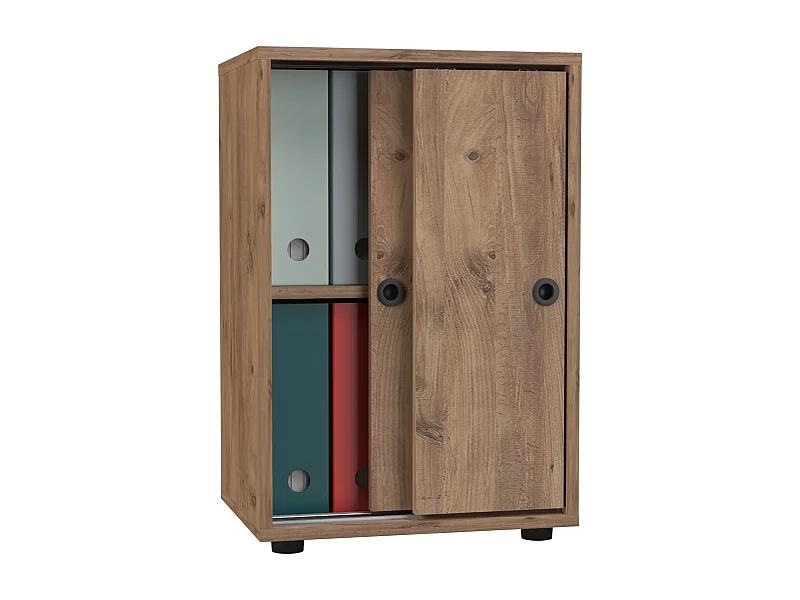 Office cabinet Ulas Honey oak H. 74 x W. 49 x D. 38 cm