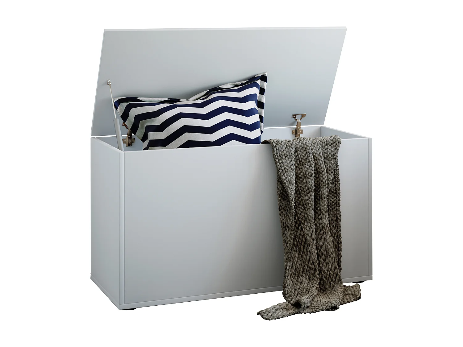 Assento Bendola Branco A. 49 x L. 82 x P. 44 cm