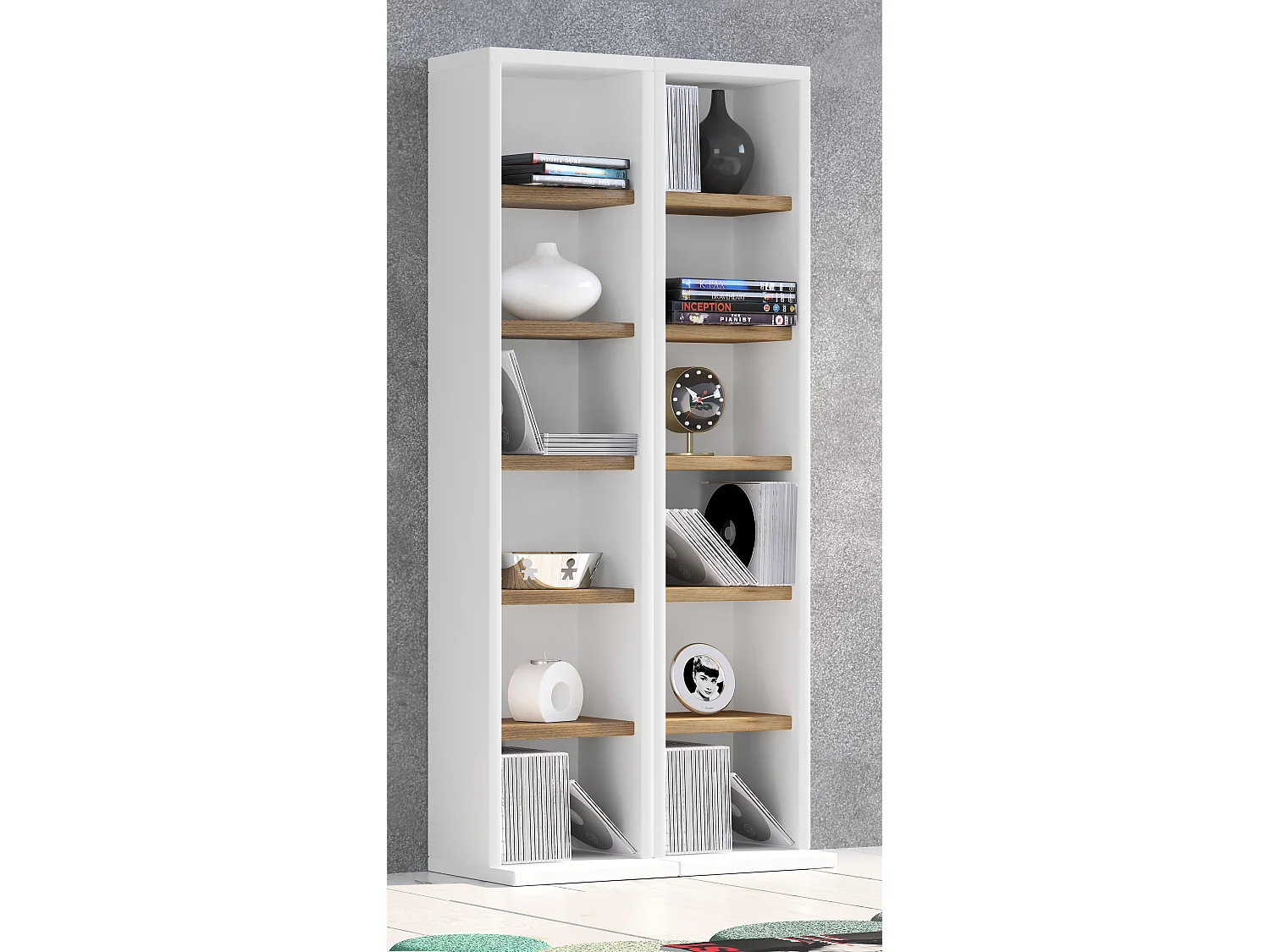 Hout CD DVD Stand Plank Kast Milano