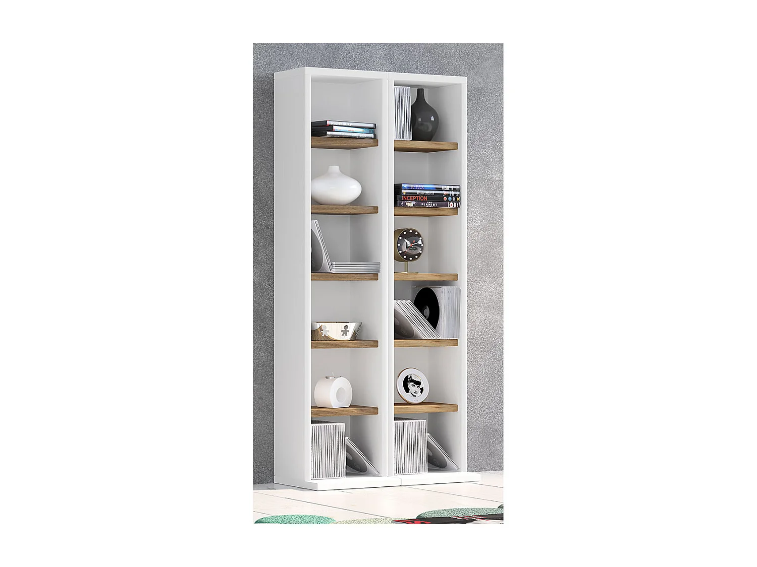 Holz CD DVD Stand Regal Schrank Ständer Milano